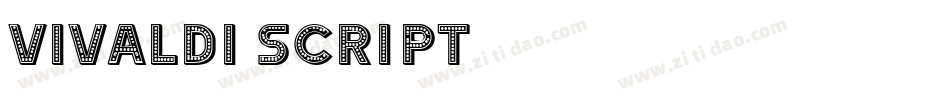 vivaldi script字体转换